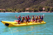 bananaloca. Actividad acuática en Barasona. Actividades de aventura en Huesca