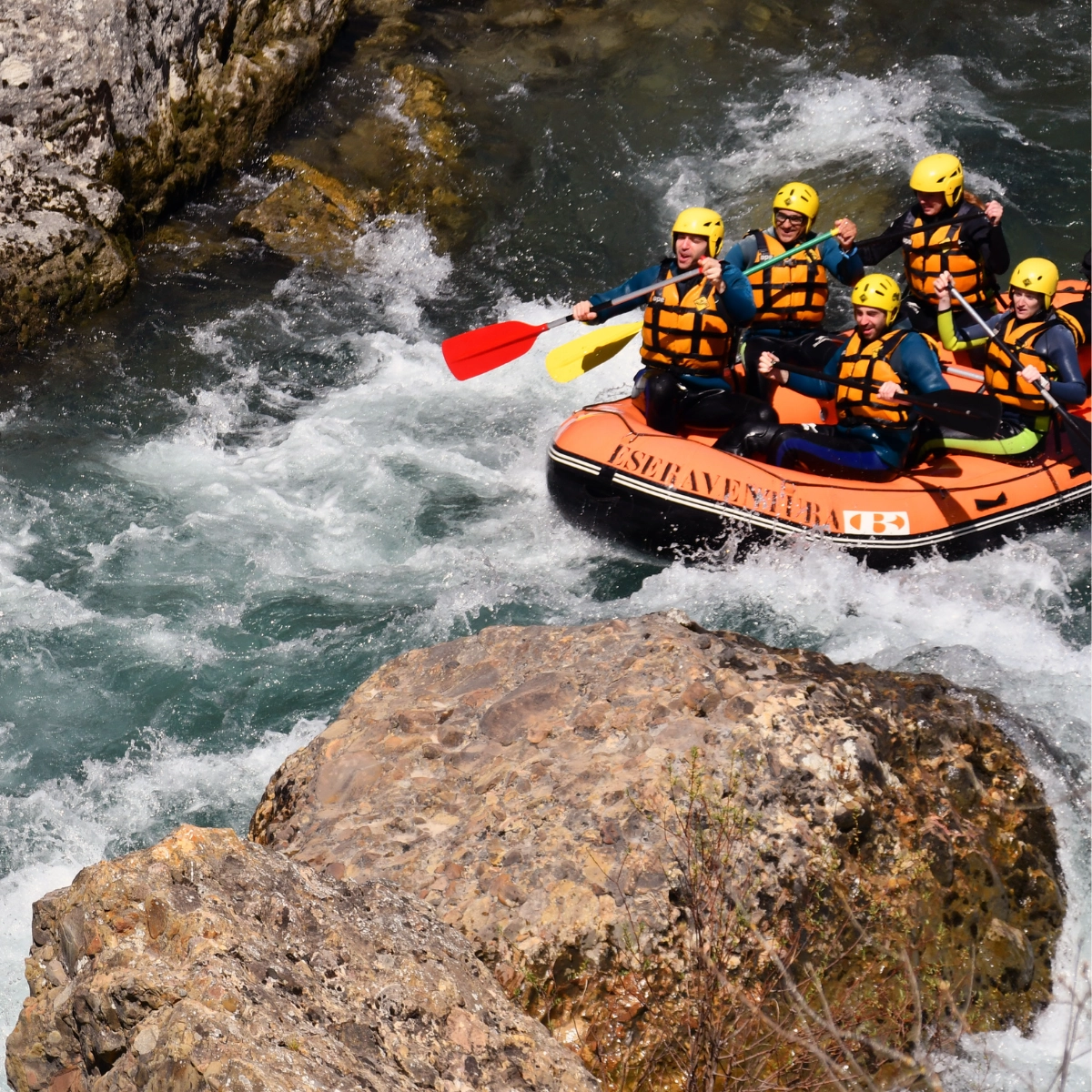 Rafting tramo Piramides - Eseraventura